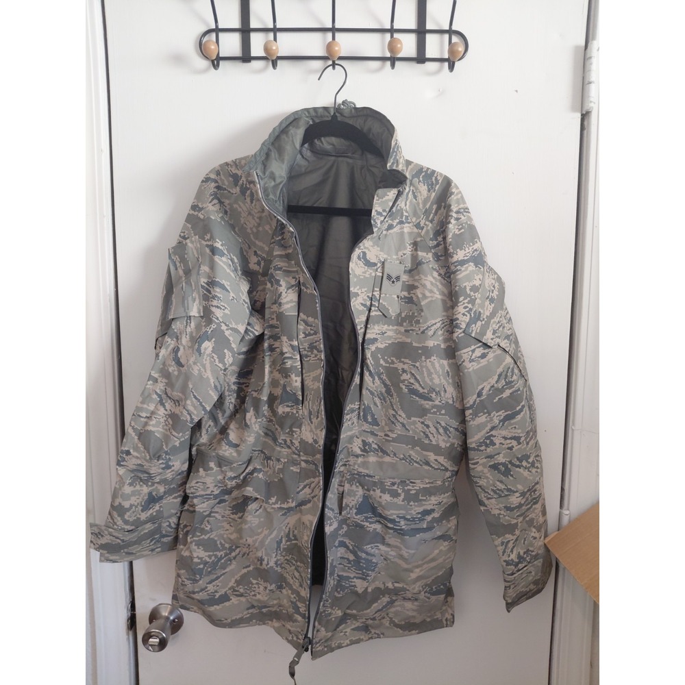 Military field parka jacket Large